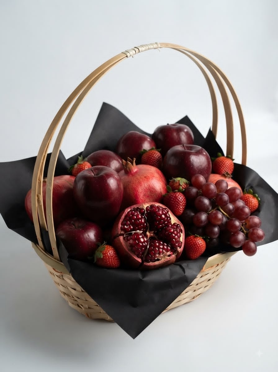 Фруктовая Корзина ЭКОНОМ «Красный Бархат» 1