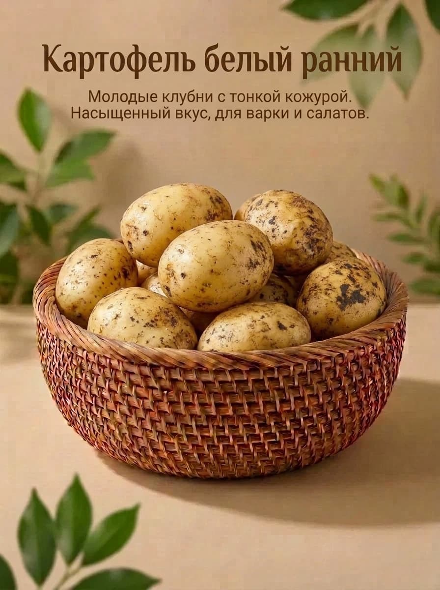 Картофель белый ранний 1