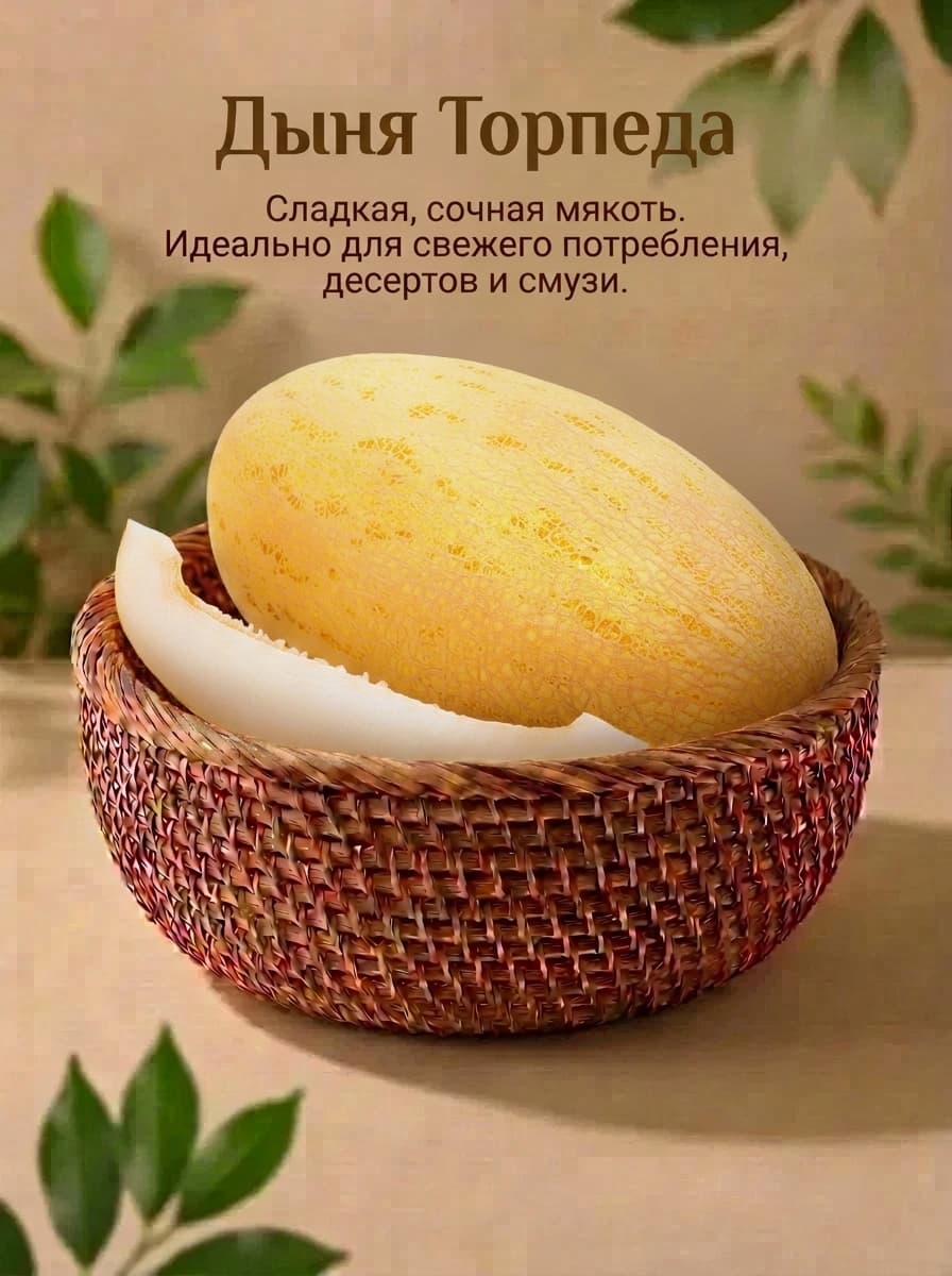 Дыня Торпеда 2 кг  1