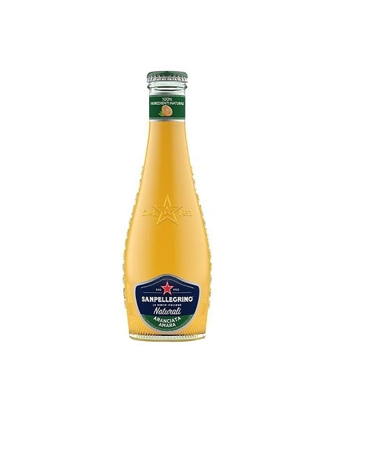Напиток S.Pellegrino Aranciata Bitter (Горький Апельсин) в стекле 200мл 1